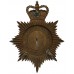 Bedfordshire Constabulary Night Helmet Plate - Queen's Crown