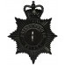 Bedfordshire Police Night Helmet Plate - Queen's Crown