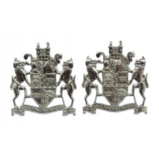 Pair of Nottinghamshire Combined Constabulary Collar Badges