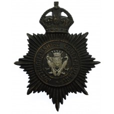 Nottinghamshire Constabulary Night Helmet Plate (Peacocks COA Centre) - King's Crown