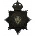 Nottinghamshire Constabulary Night Helmet Plate (Peacocks COA Centre) - King's Crown