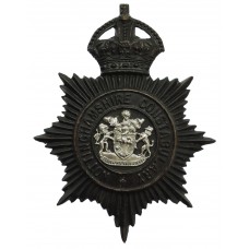 Nottinghamshire Constabulary Night Helmet Plate - King's Crown