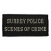 Surrey Police Scenes of Crime Cloth Patch Badge
