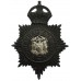 Birmingham City Police Night Helmet Plate - King's Crown