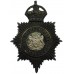 Cardiff City Police Night Helmet Plate - King's Crown