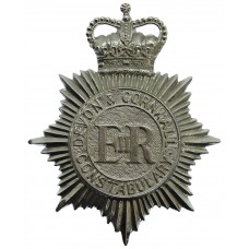 Devon & Cornwall Constabulary Helmet Plate - Queen's Crown