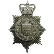 Cornwall Constabulary Helmet Plate - Queen's Crown