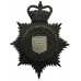 Cornwall Constabulary Night Helmet Plate - Queen's Crown