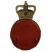 Bahamas Police Helmet Plate - Queen's Crown