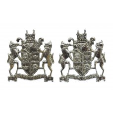 Pair of Nottinghamshire Combined Constabulary Collar Badges
