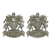 Pair of Monmouthshire Constabulary Collar/Epaulette Badges