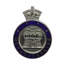 Monmouthshire Constabulary Enamelled Collar/Epaulette Badge
