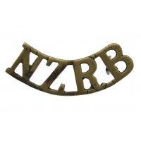 New Zealand Rifle Brigade (N.Z.R.B.) Shoulder Title