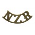 New Zealand Rifles (N.Z.R.) Shoulder Title