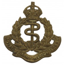 Royal New Zealand Army Medical Corps Cap Badge - King's Crown