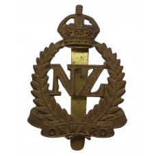 New Zealand Expeditionary Force (N.Z.E.F.) Cap Badge - King's Crown 