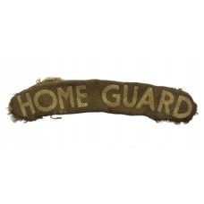 Home Guard (HOME GUARD) WW2 Painted Cloth Shoulder Title