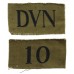 Devon Home Guard (DVN/10) WW2 Printed Arm Badge