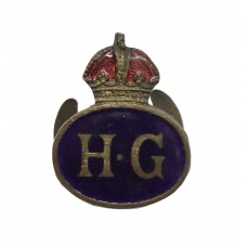 WW2 Home Guard (H.G.) Enamelled Lapel Badge