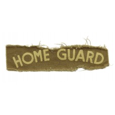 Home Guard (HOME GUARD) WW2 Painted Cloth Shoulder Title