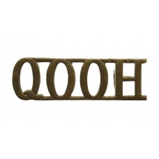 Queen's Own Oxfordshire Hussars (Q.O.O.H.) Shoulder Title