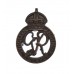 George VI National Defence Company Officer's Service Dress Collar Badge