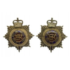 Pair of Royal Corps of Transport (R.C.T.) Officer's Collar Badges