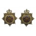 Pair of Royal Corps of Transport (R.C.T.) Officer's Collar Badges