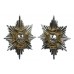 Pair of Worcestershire & Sherwood Foresters Anodised (Staybrite) Collar Badges