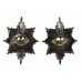 Pair of Worcestershire & Sherwood Foresters Anodised (Staybrite) Collar Badges