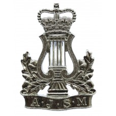 Army Junior School of Music Anodised (Staybrite) Cap Badge