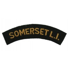 Somerset Light Infantry (SOMERSET L.I.) Cloth Shoulder Title