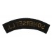 Somerset Light Infantry (SOMERSET L.I.) Cloth Shoulder Title