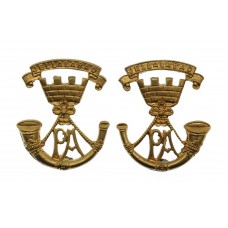 Pair of Somerset Light Infantry Collar Badges