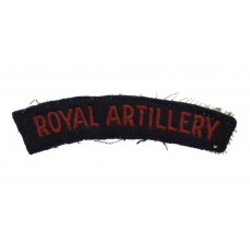 Royal Artillery (ROYAL ARTILLERY) Cloth Shoulder Title