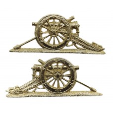 Pair of Royal Artillery Senior N.C.O.'s Anodised (Staybrite) Gun 