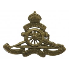 Canadian Field Artillery Cap Badge - King's Crown