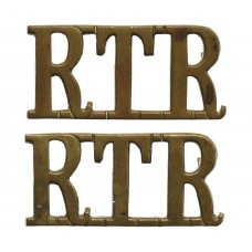 Pair of Royal Tank Regiment (R.T.R.) Shoulder Titles