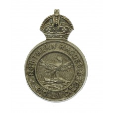 Northern Rhodesia Police Collar Badge - King's Crown