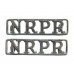 Pair of Northern Rhodesia Police Reserve (N.R.P.R.) Shoulder Titles