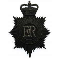 Bedfordshire Constabulary Night Helmet Plate - Queen's Crown