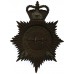 Bedfordshire Constabulary Night Helmet Plate - Queen's Crown