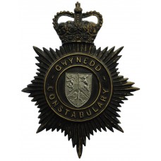 Gwynedd Constabulary Night Helmet Plate- Queen's Crown