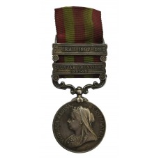 1895 India General Service Medal (Clasps - Punjab Frontier 1897-98, Tirah 1897-98) - Pte. T. Holmes, 2nd Bn. King's Own Yorkshire Light Infantry
