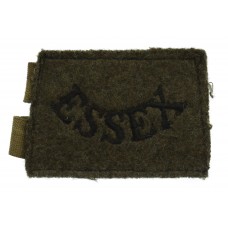Essex Regiment (ESSEX) WW2 Cloth Slip On Shoulder Title