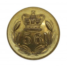 Victorian Pre 1881 56th (West Essex) Regiment of Foot Officer's Button (25mm)