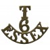 6th Territorial Bn. Essex Regiment (T/6/ESSEX) Shoulder Title