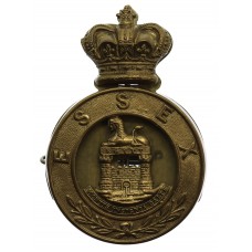 Victorian Essex Regiment 2 Part Glengarry Badge Helmet Plate Cent