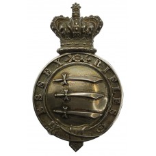 Victorian Essex Rifles Militia Officer's Cross Belt Plate