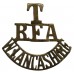 West Lancashire Territorials Royal Field Artillery (T/R.F.A./W. LANCASHIRE) Shoulder Title